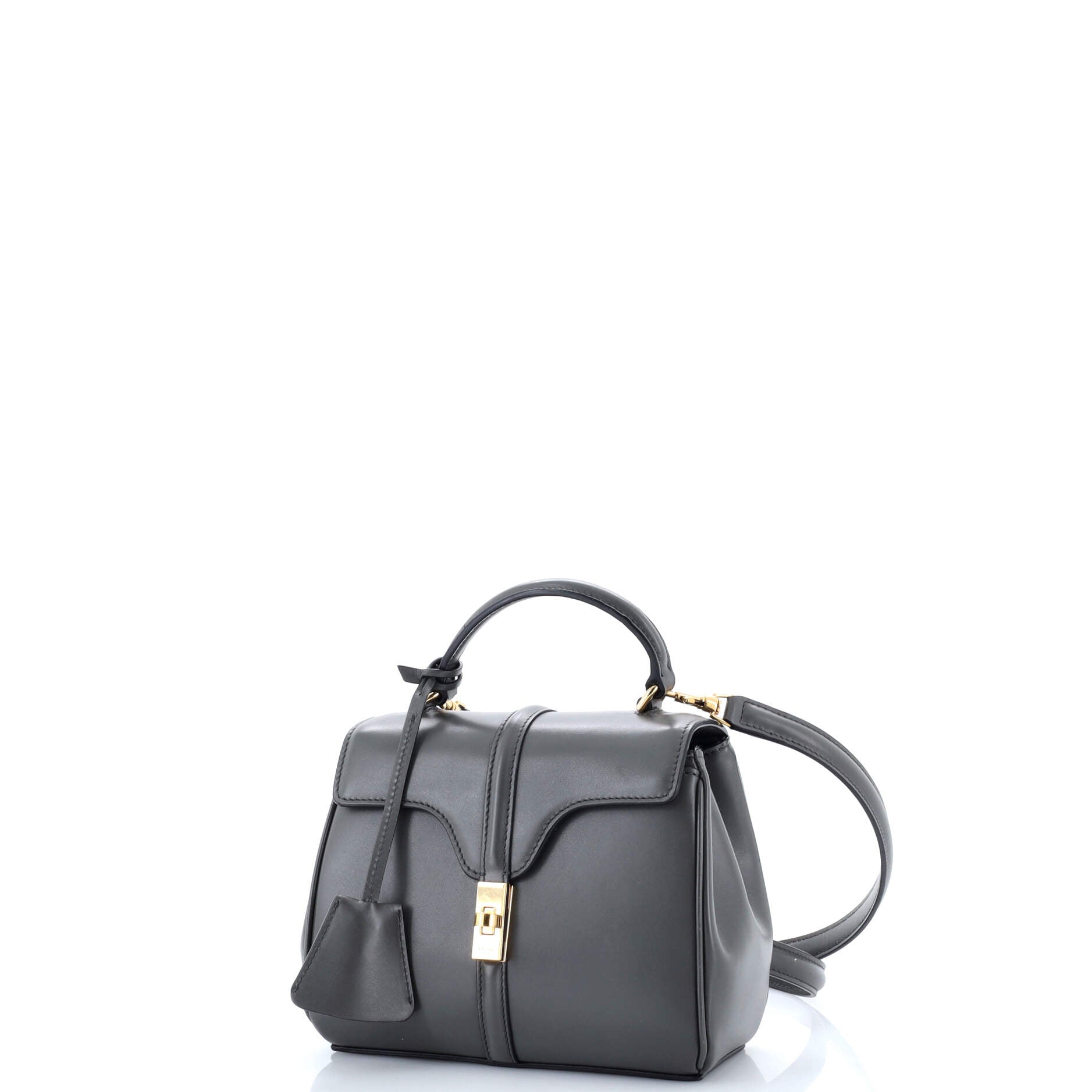 16 Top Handle Bag Smooth Calfskin Mini