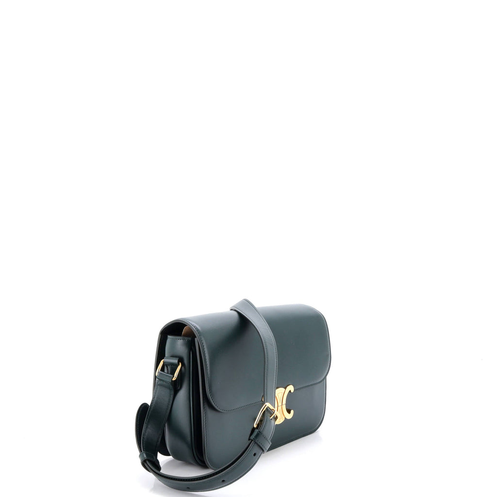 Triomphe Shoulder Bag Smooth Calfskin Teen