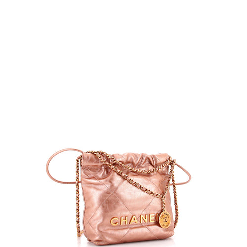 22 Chain Hobo Quilted Calfskin Mini