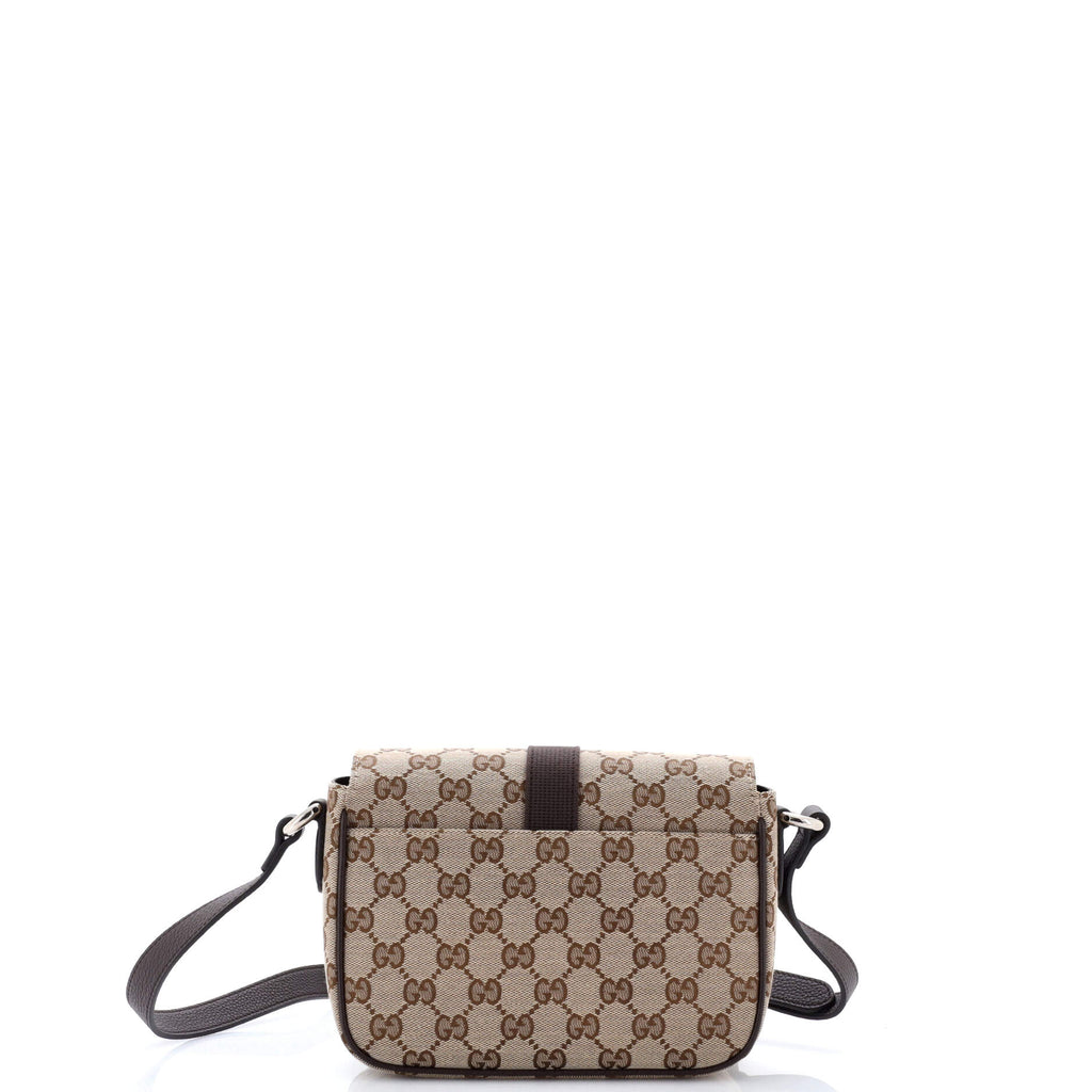 Buckle Flap Crossbody Bag GG Canvas Mini
