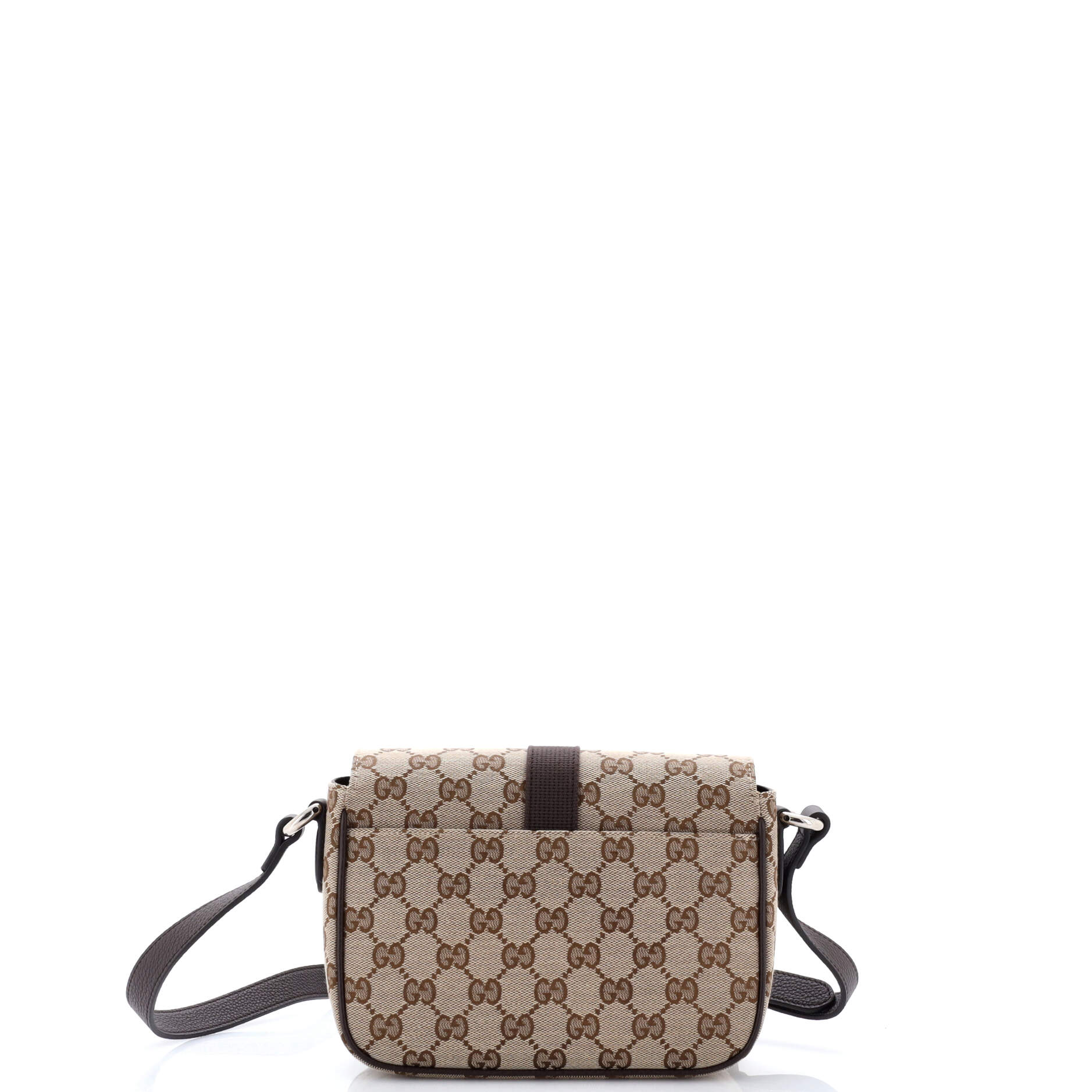 Buckle Flap Crossbody Bag GG Canvas Mini