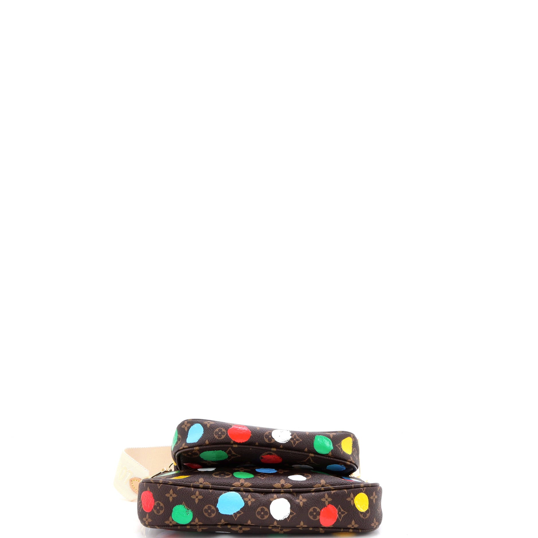 Multi Pochette Accessoires Yayoi Kusama Painted Dots Monogram Canvas