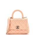 Coco Top Handle Bag Quilted Caviar Extra Mini