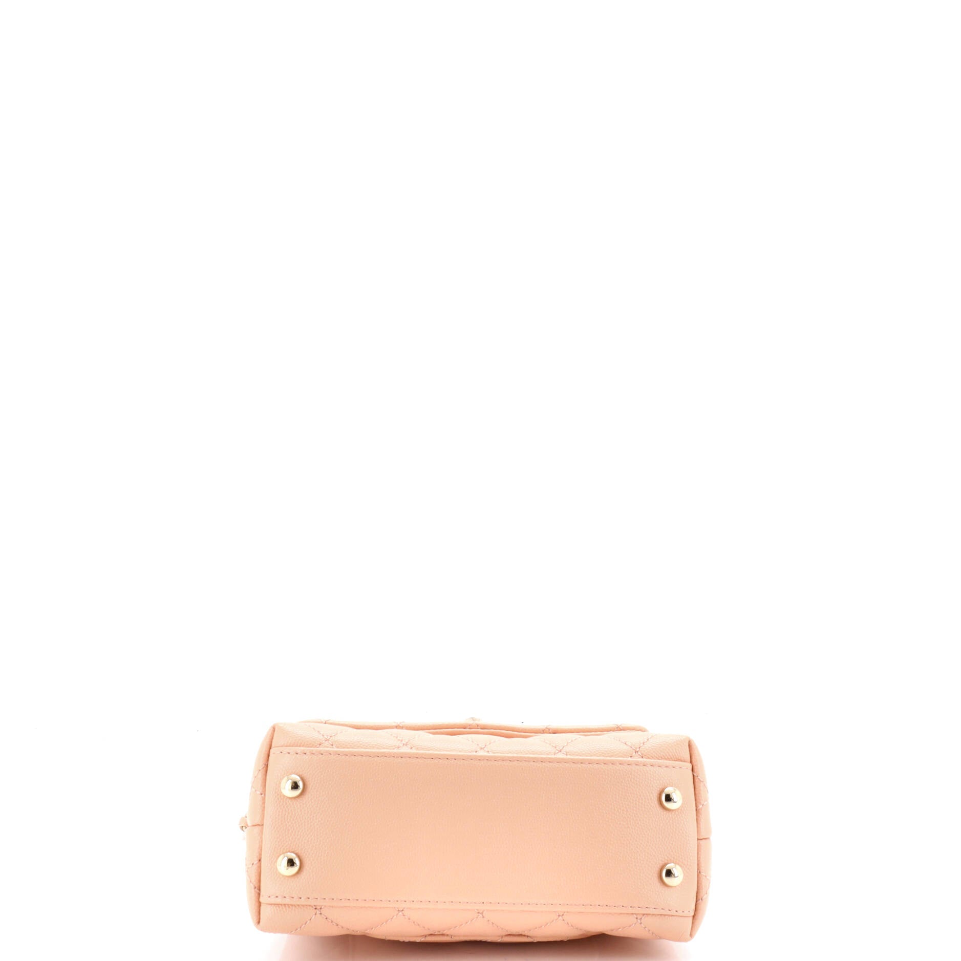 Coco Top Handle Bag Quilted Caviar Extra Mini
