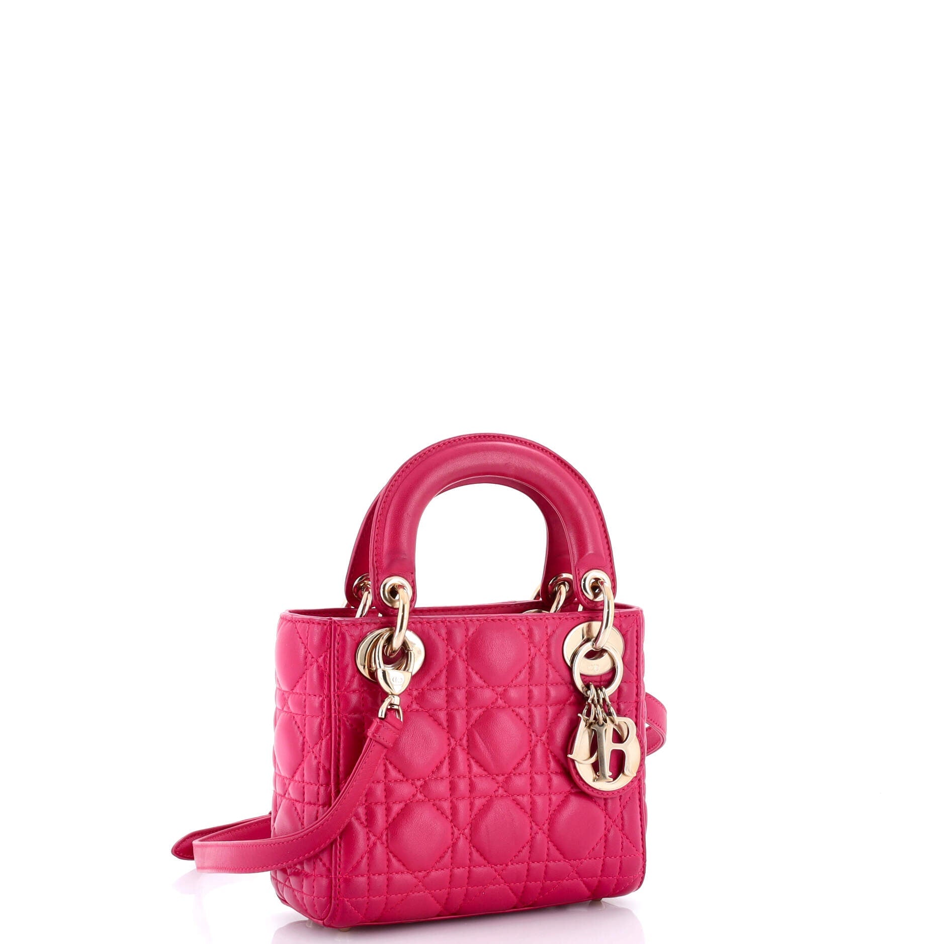 Lady Dior Bag Cannage Quilt Lambskin Mini