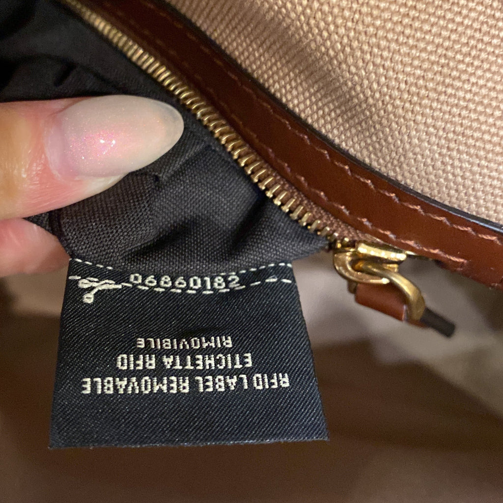 Baguette NM Bag Zucca Embroidered Canvas Medium