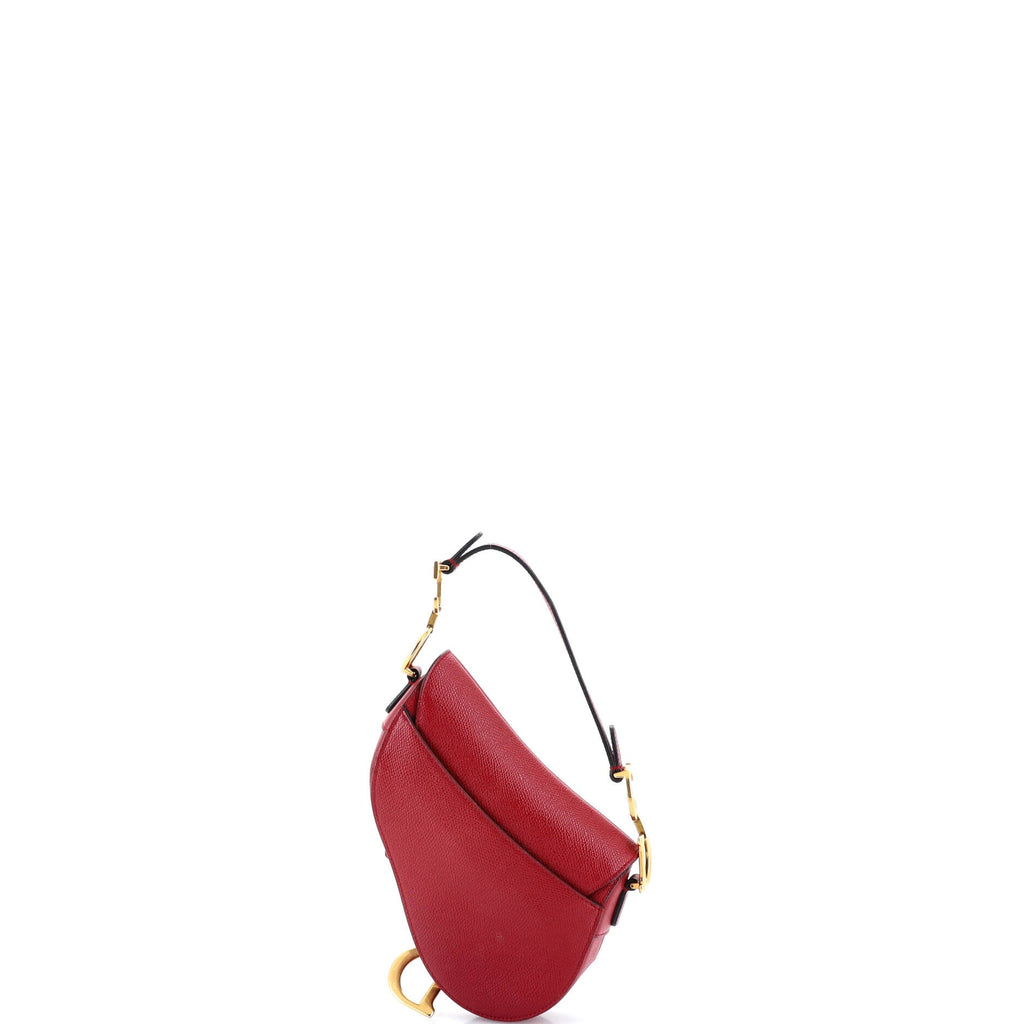 Saddle Handbag Leather Mini