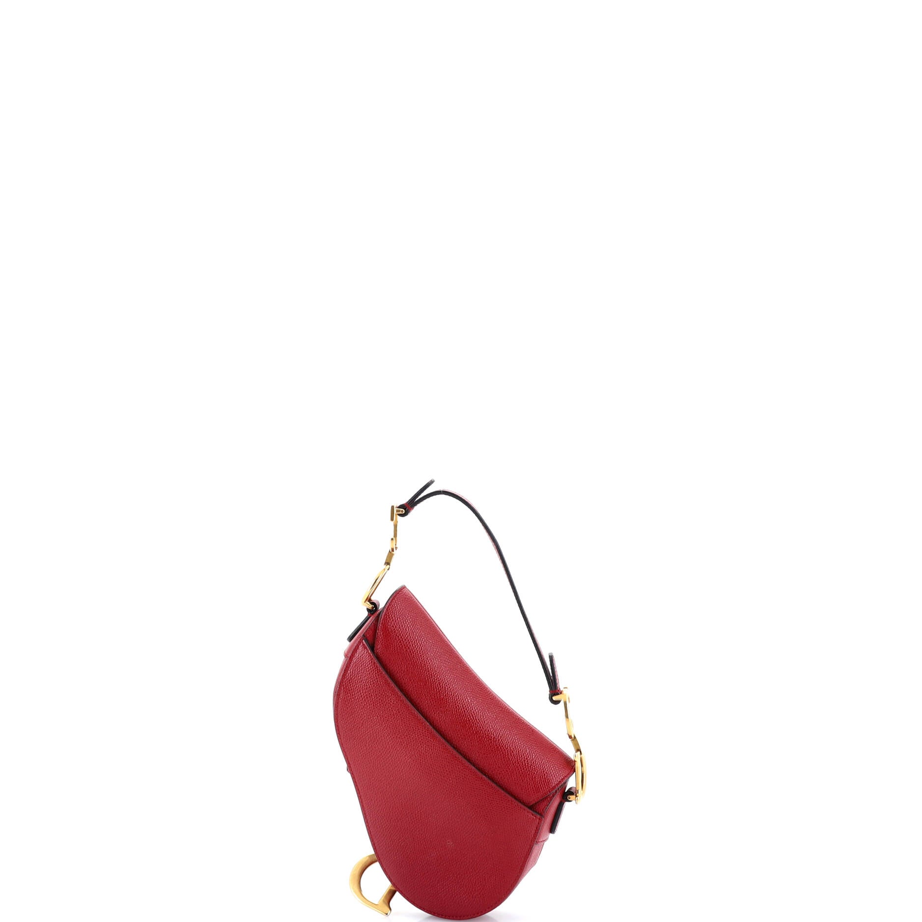 Saddle Handbag Leather Mini