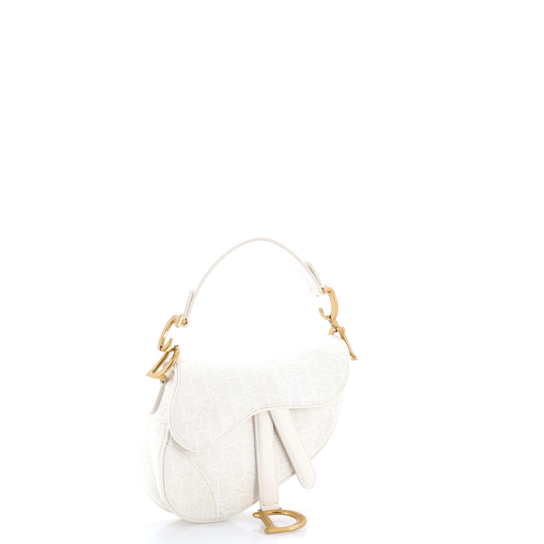 Saddle Handbag Oblique Canvas Mini