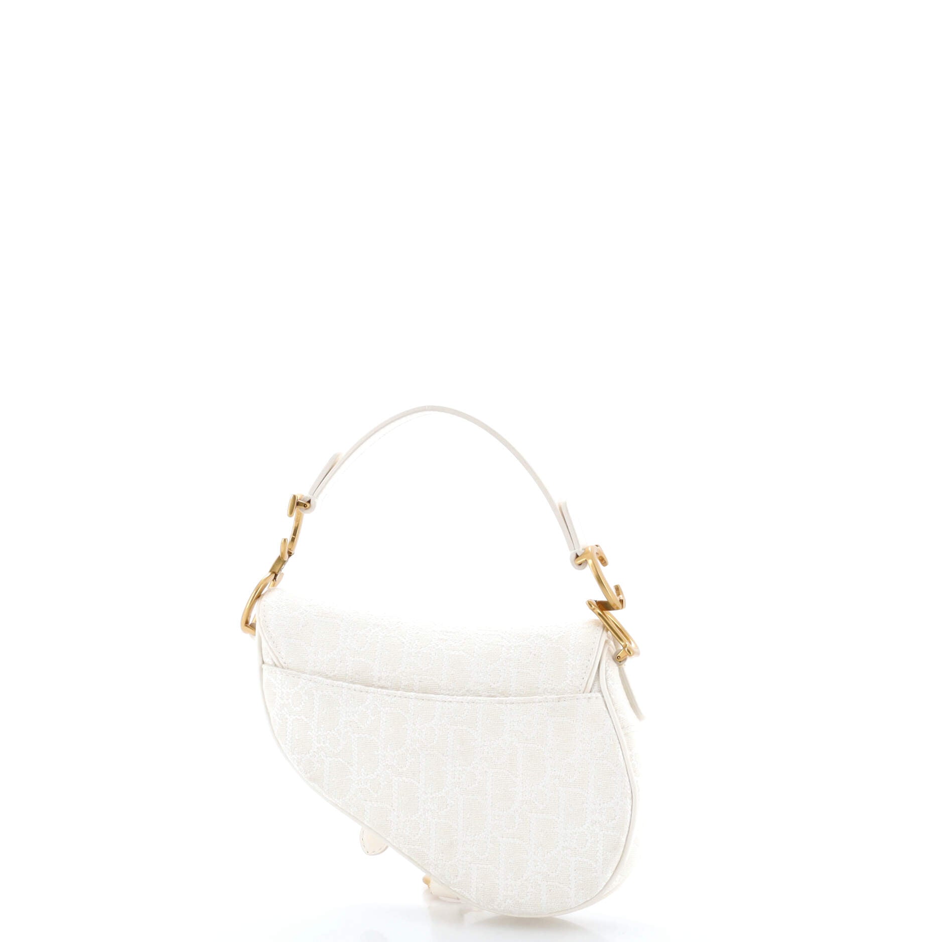 Saddle Handbag Oblique Canvas Mini