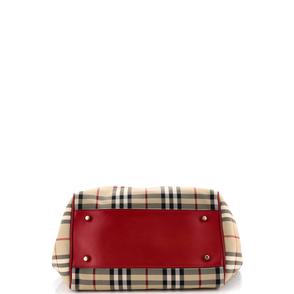 Canterbury Tote Horseferry Check Canvas Small