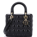 Lady Dior NM Bag Cannage Quilt Lambskin Medium