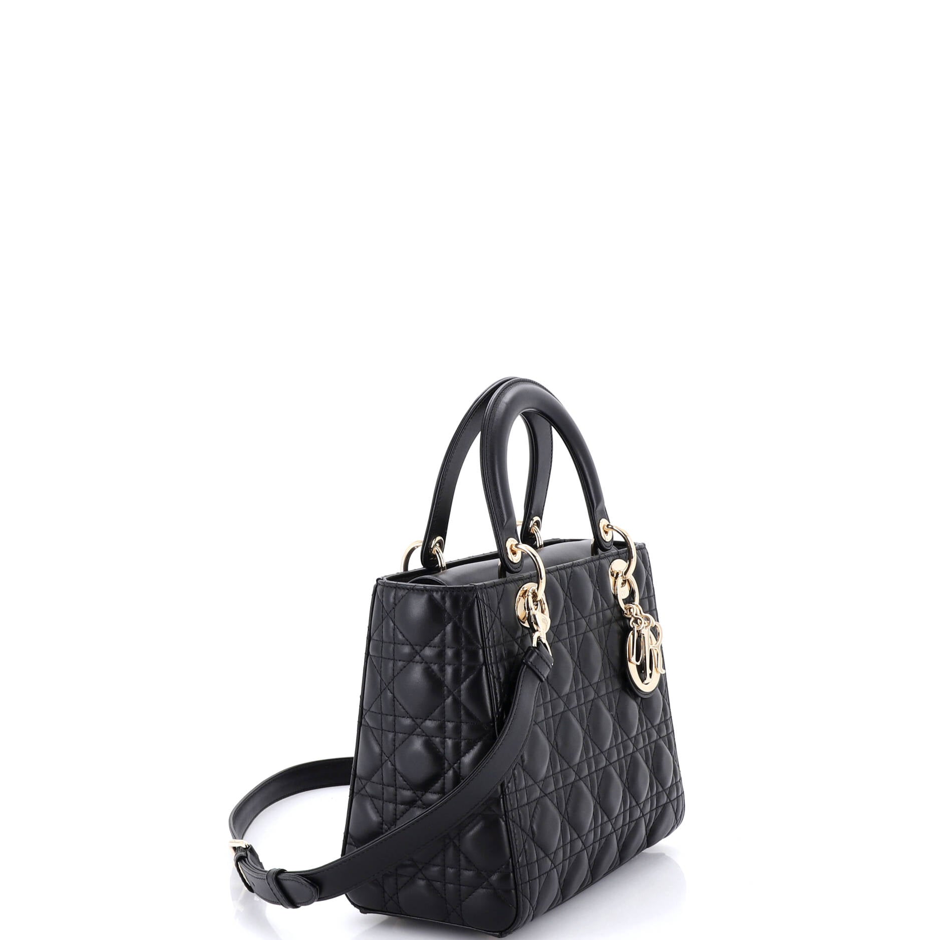 Lady Dior NM Bag Cannage Quilt Lambskin Medium