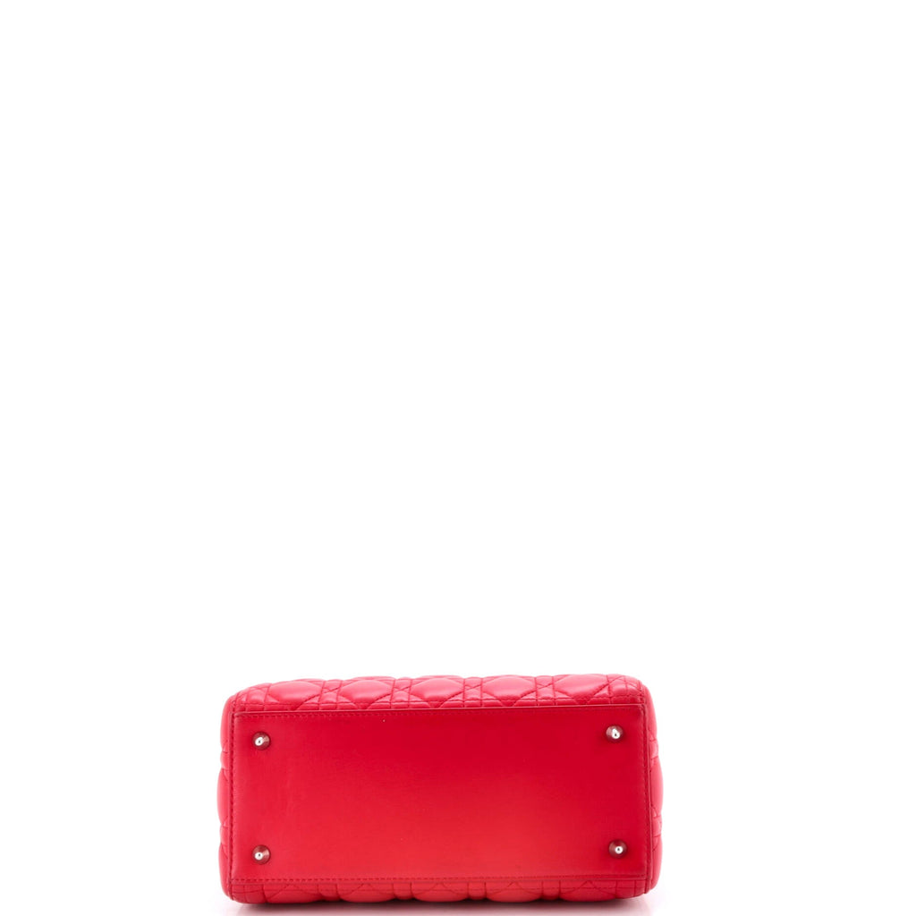 Lady Dior Bag Cannage Quilt Lambskin Medium