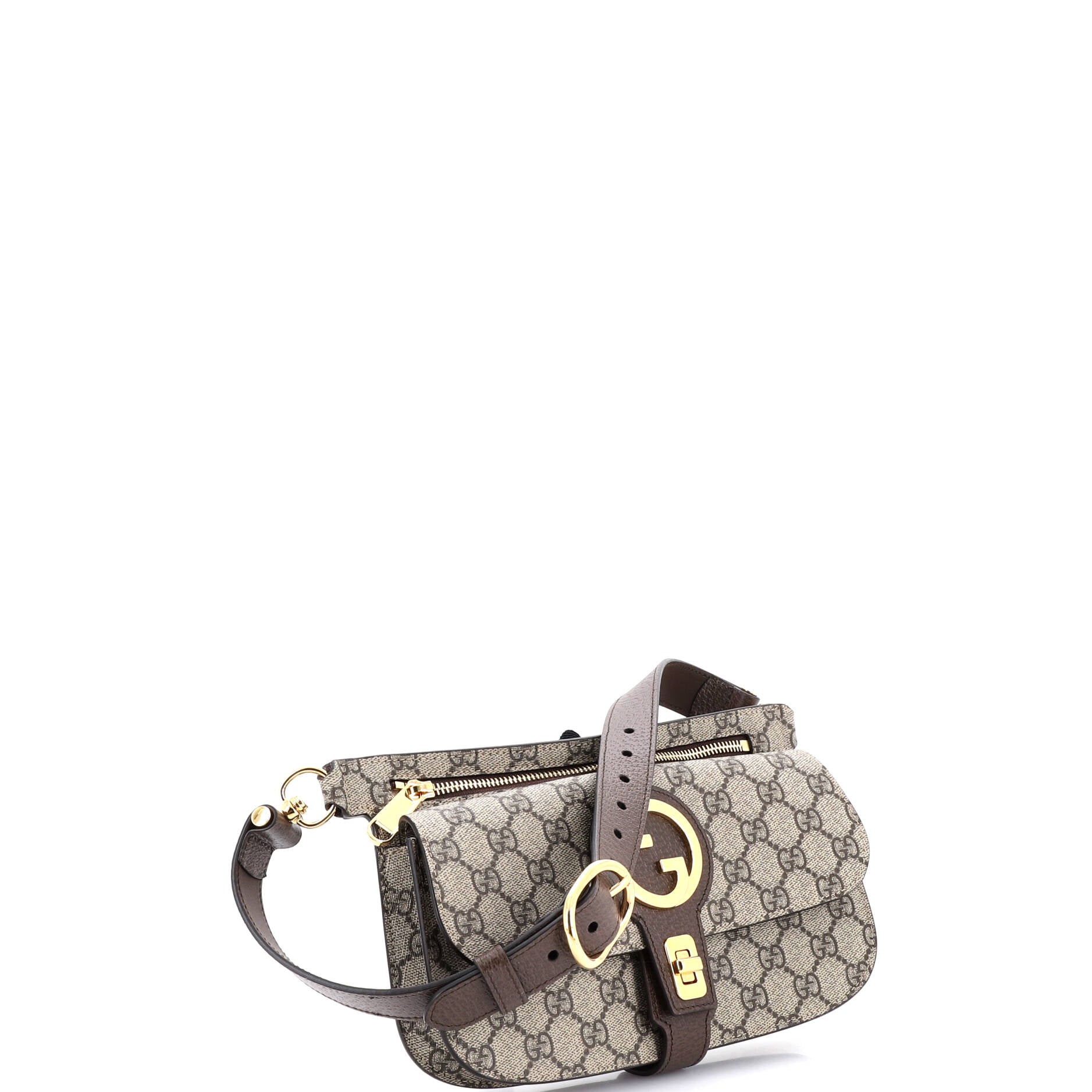 Blondie Flap Pocket Belt Bag GG Coated Canvas