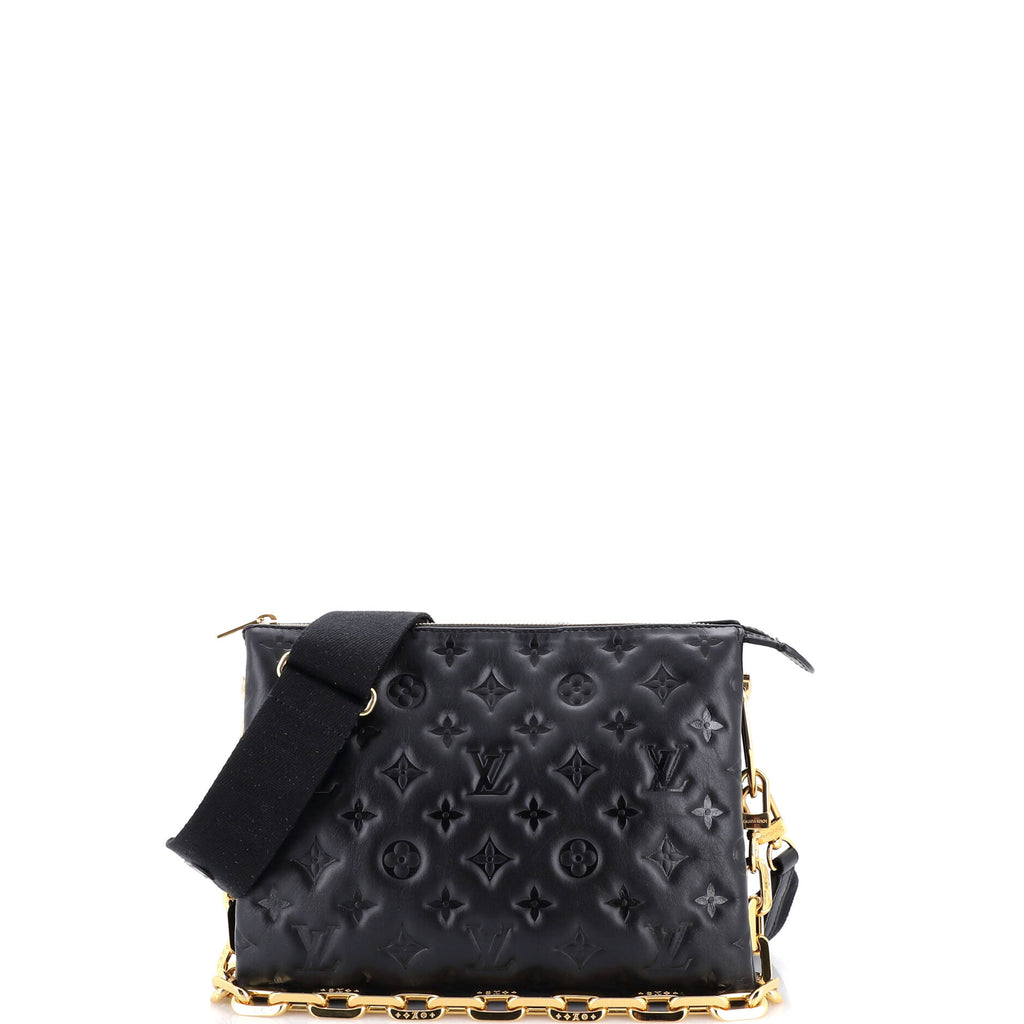 Coussin Bag Monogram Embossed Lambskin PM