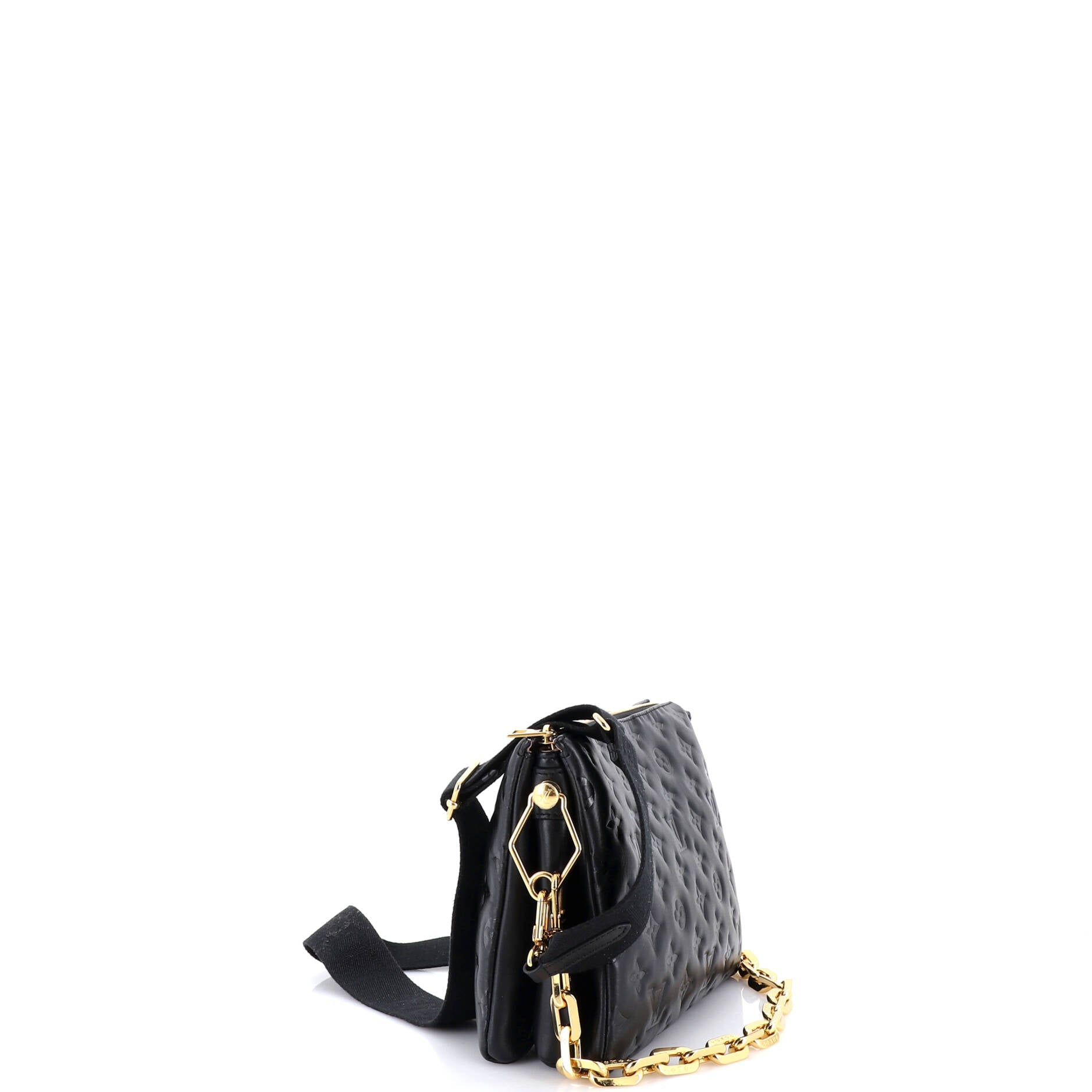 Coussin Bag Monogram Embossed Lambskin PM