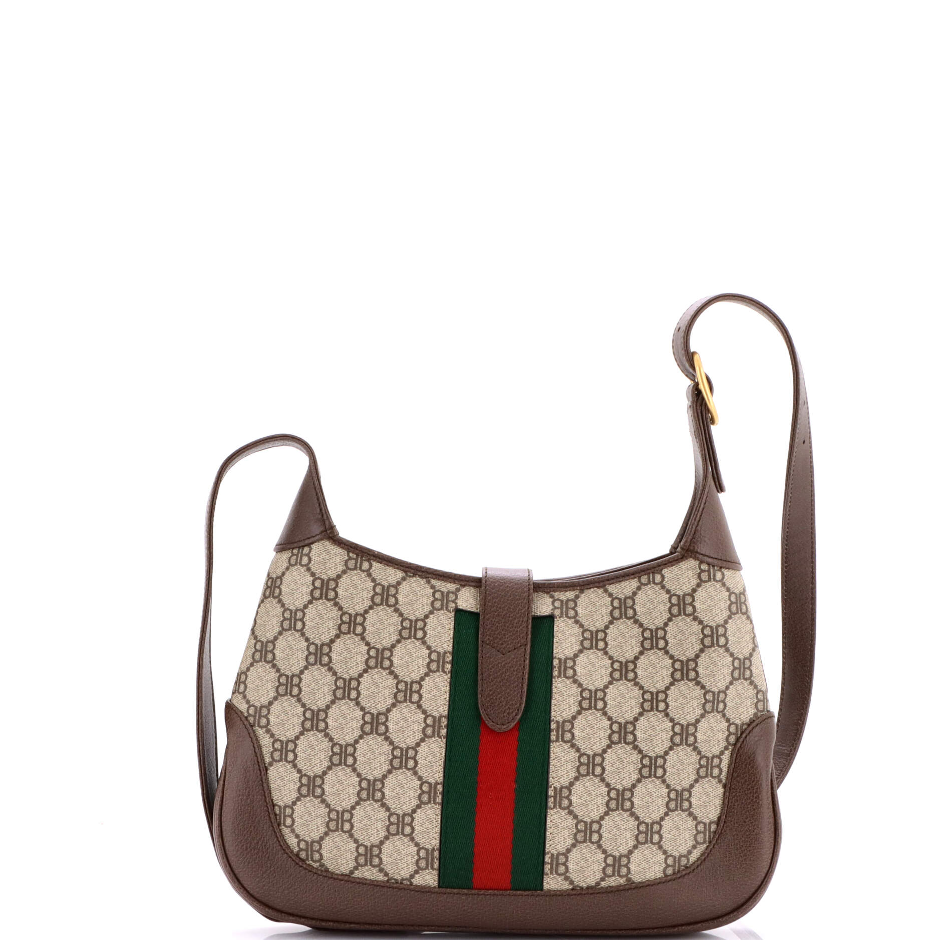 x Gucci The Hacker Project Jackie 1961 Hobo BB Coated Canvas Small