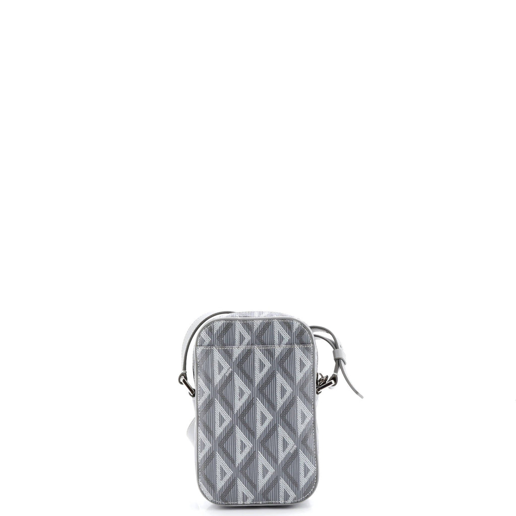 Hit the Road Messenger Bag CD Diamond Coated Canvas and Leather