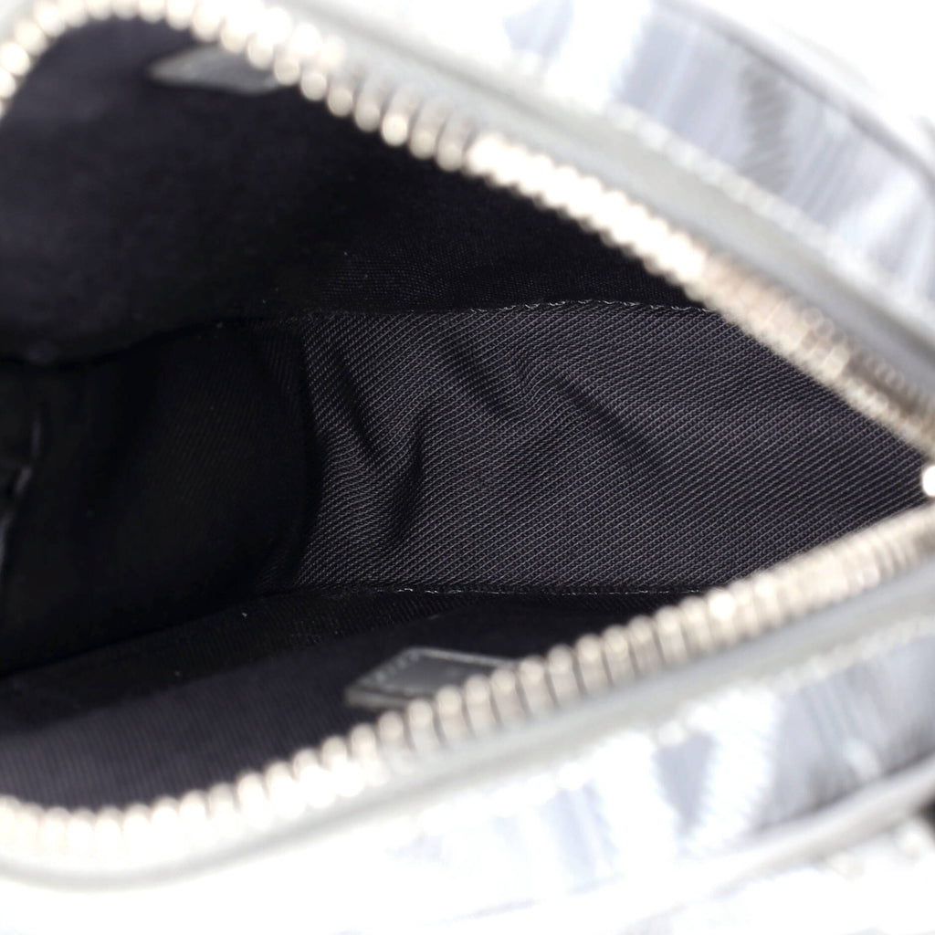 Hit the Road Messenger Bag CD Diamond Coated Canvas and Leather