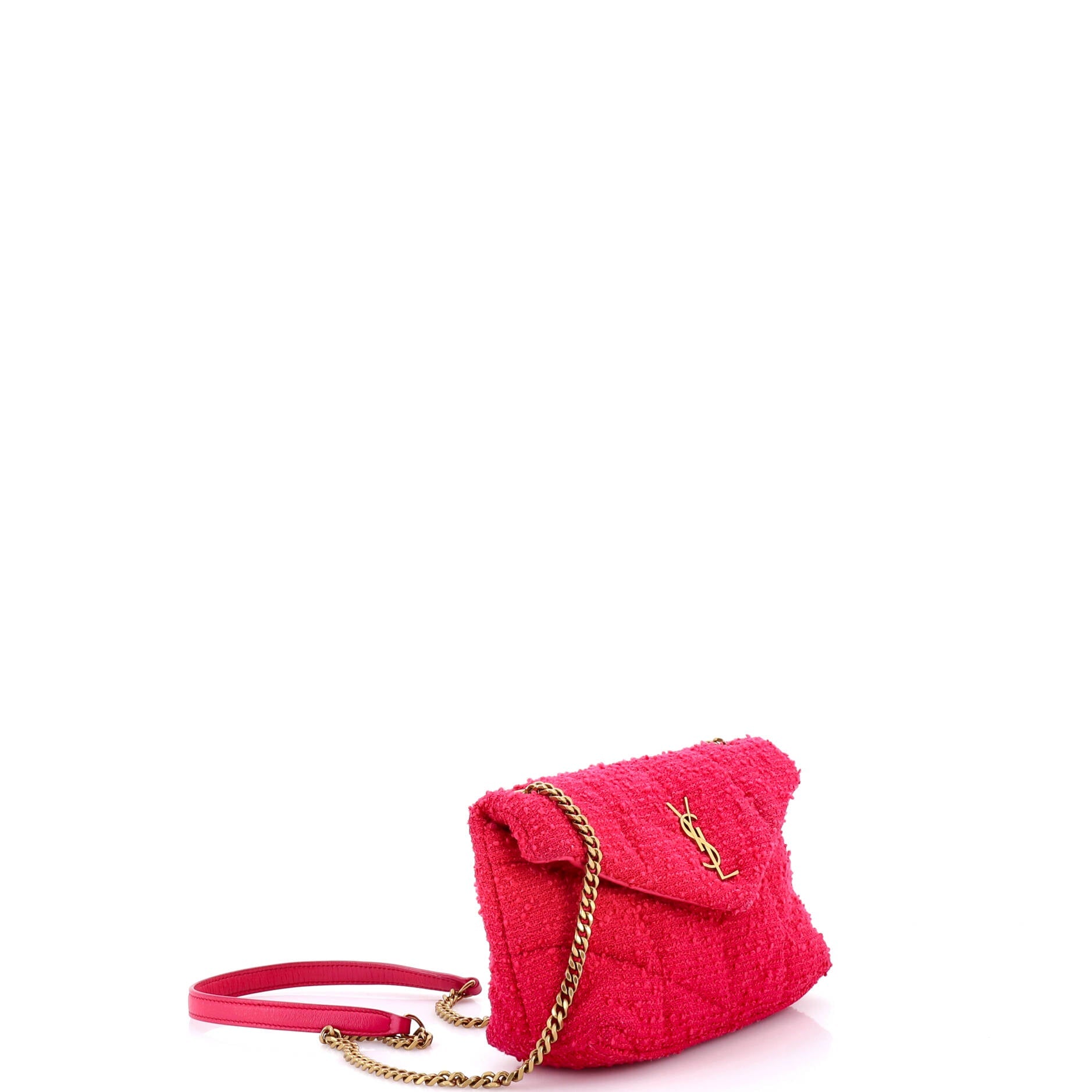 Loulou Puffer Shoulder Bag Quilted Tweed Mini