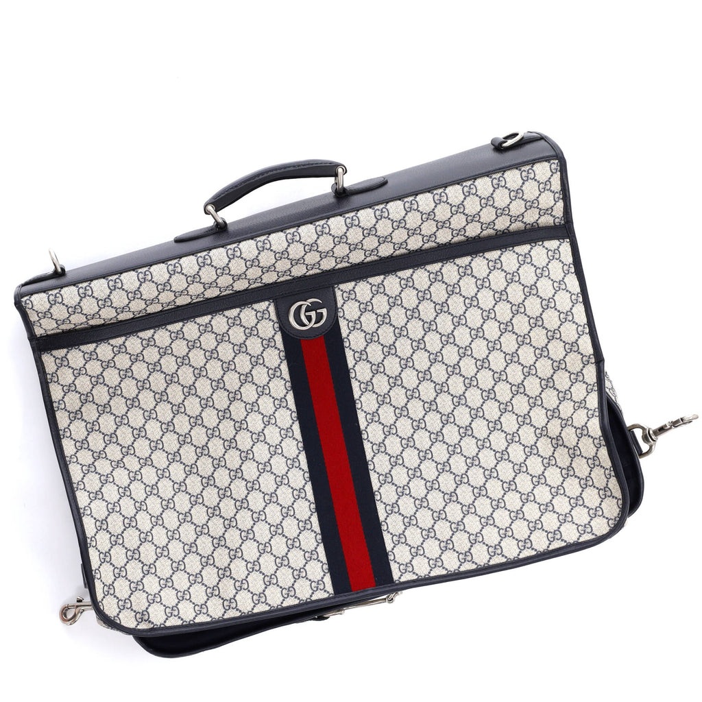 Savoy Web Garment Bag GG Coated Canvas