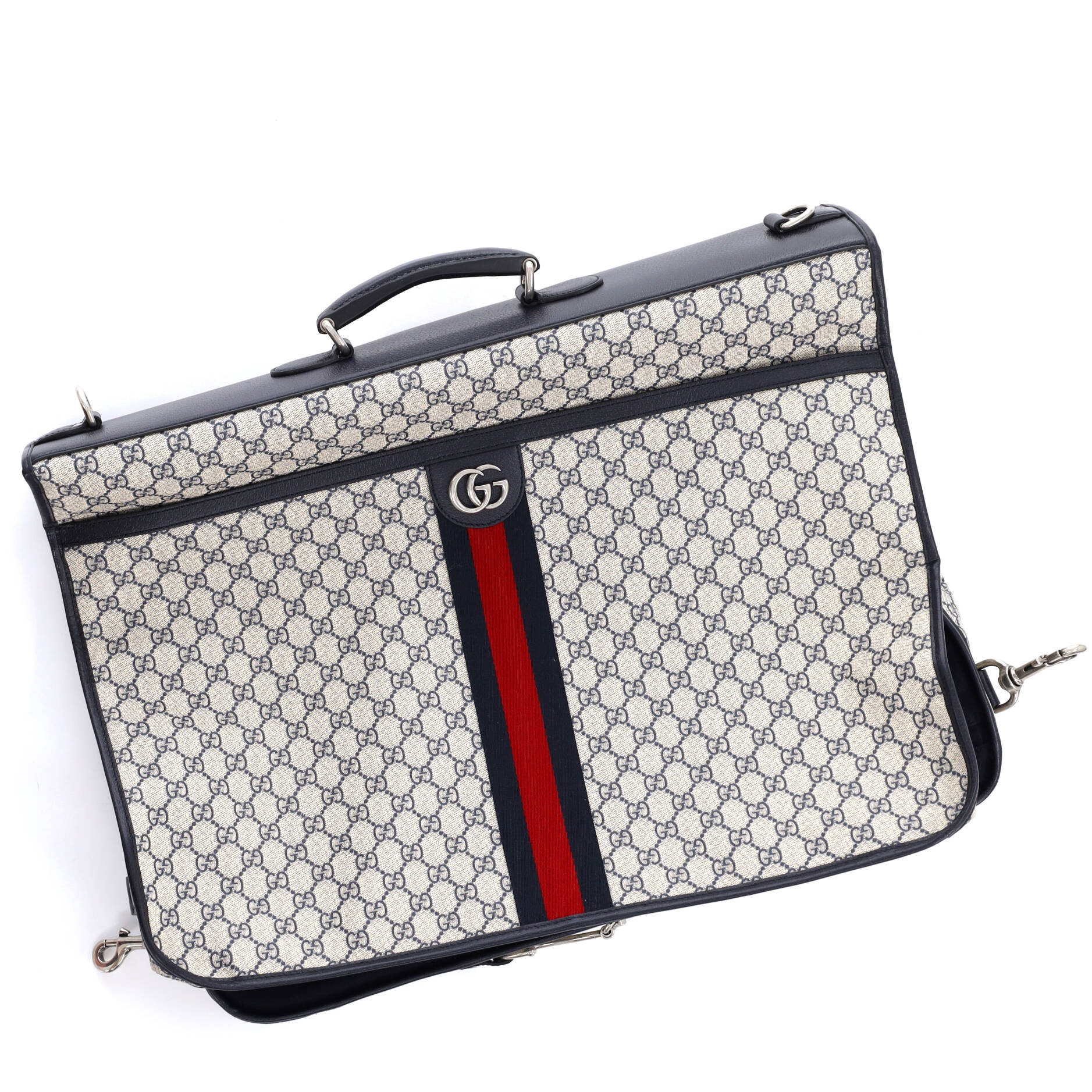 Savoy Web Garment Bag GG Coated Canvas