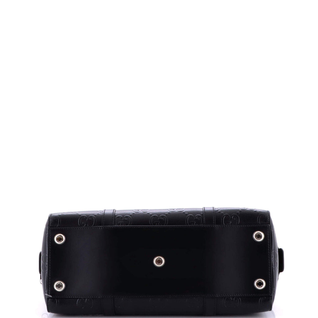 Tote Bag GG Embossed Perforated Leather