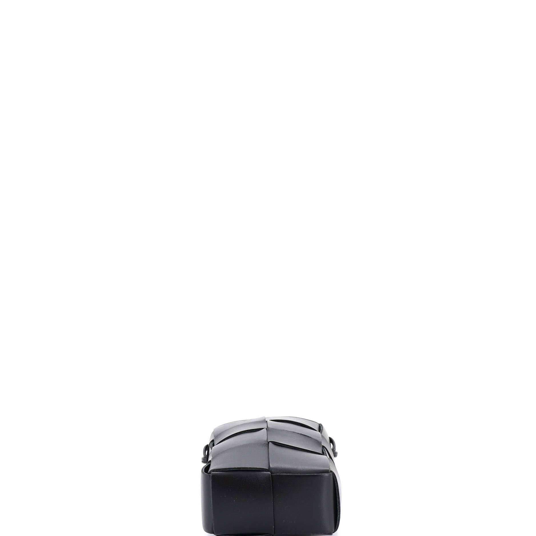 Cassette Phone Holder Crossbody Bag Maxi Intrecciato Leather