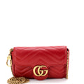 GG Marmont Flap Bag Matelasse Leather Super Mini