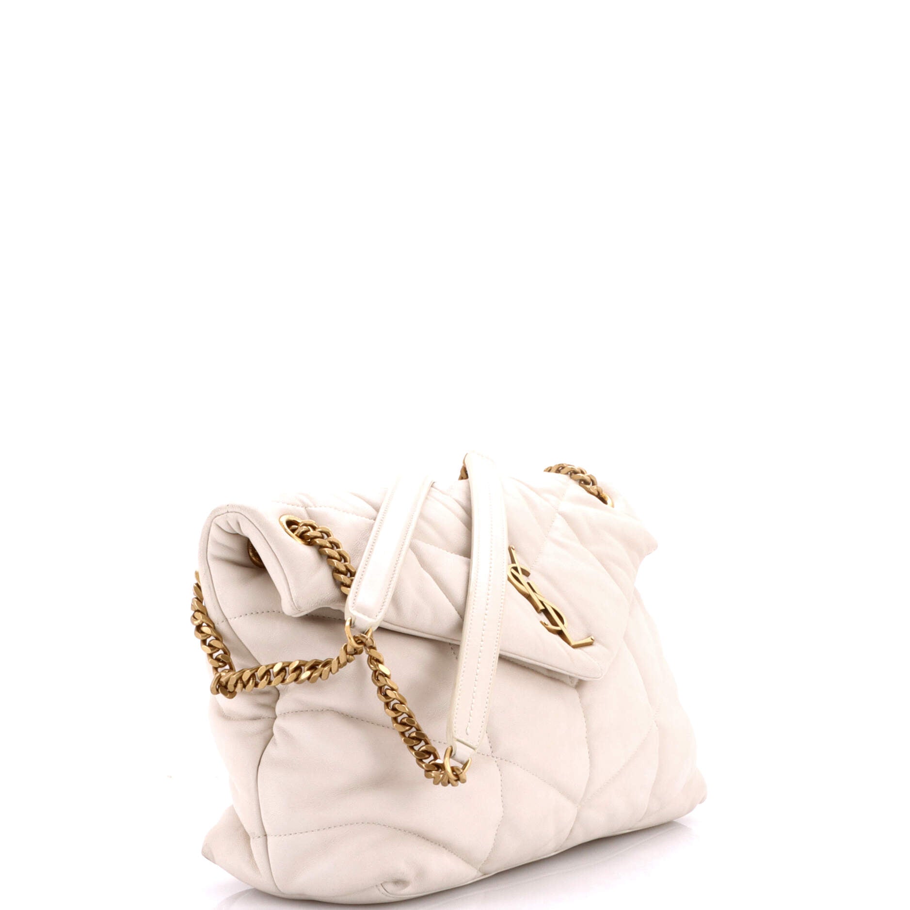 Loulou Puffer Shoulder Bag Quilted Leather Medium