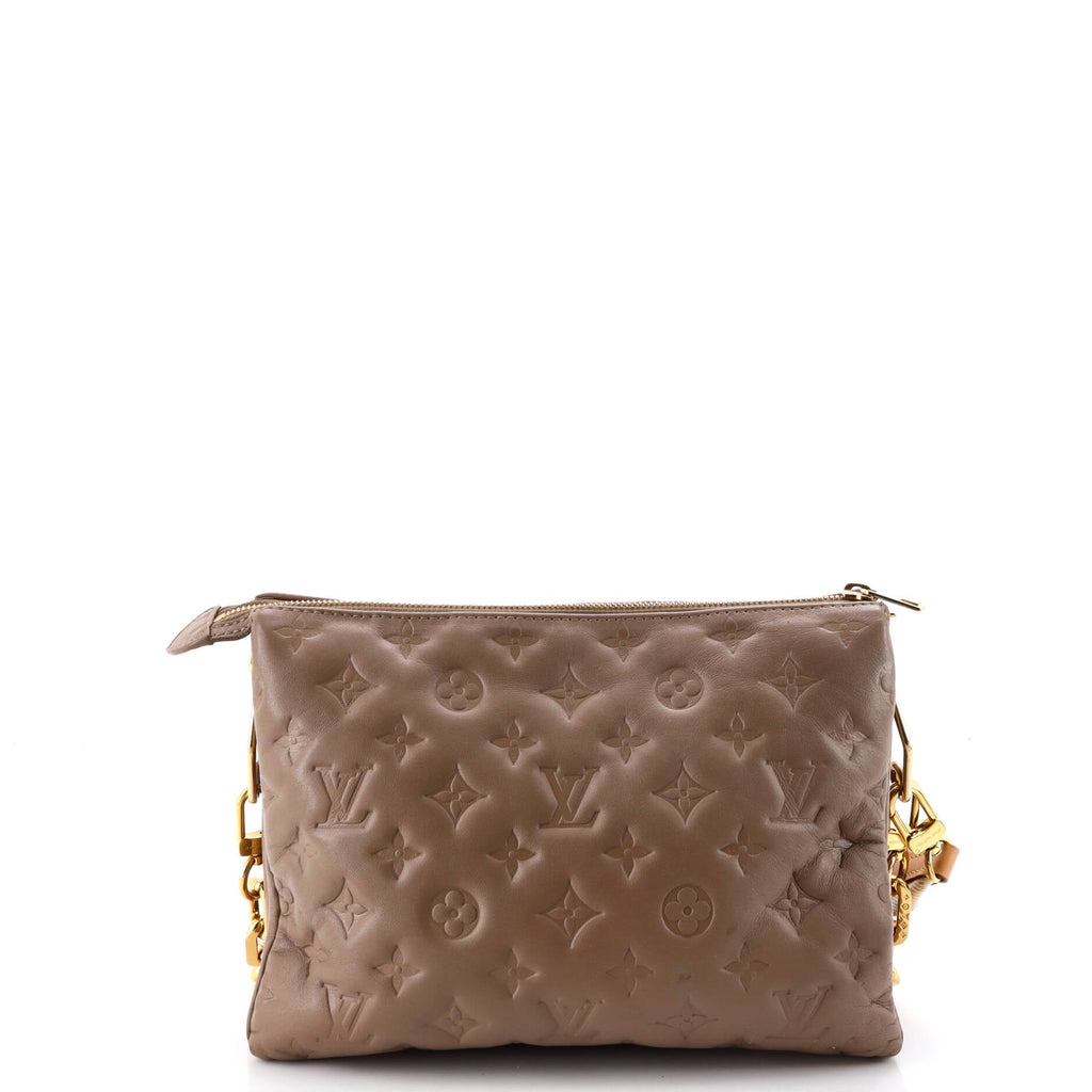 Coussin Bag Monogram Embossed Lambskin PM