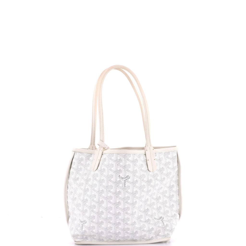 Anjou Reversible Tote Coated Canvas Mini