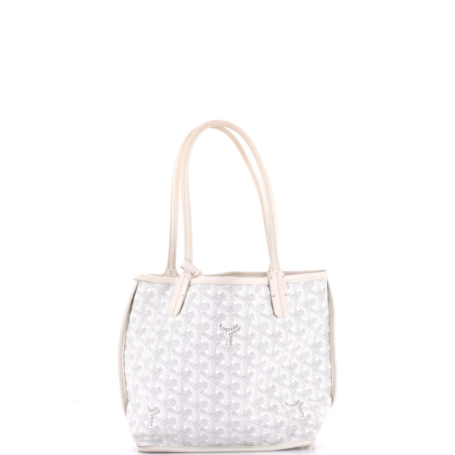 Anjou Reversible Tote Coated Canvas Mini