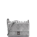 Chic Pearls Flap Bag Quilted Goatskin with Acrylic Beads Small