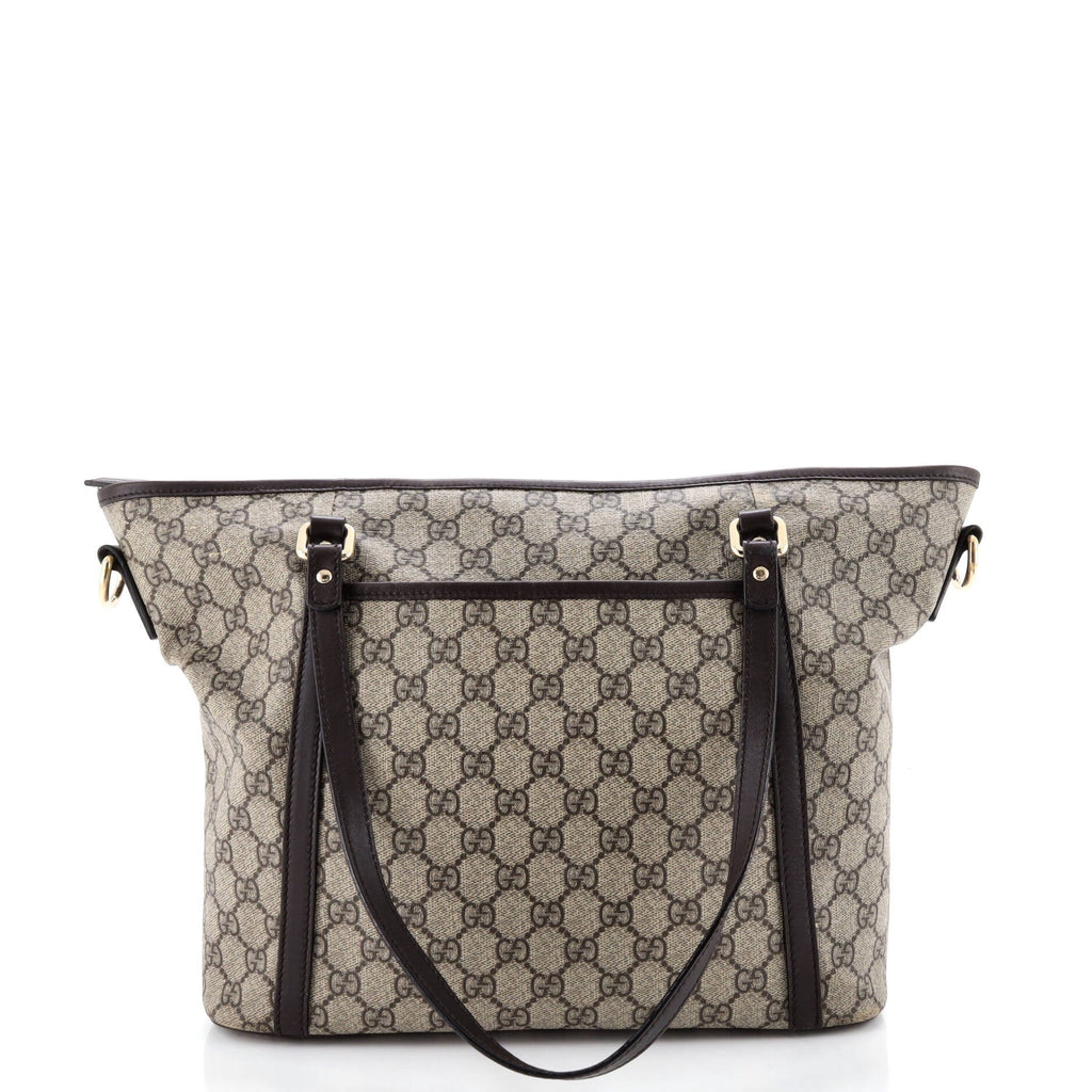 Front Pocket Convertible Tote GG Coated Canvas Medium