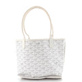 Anjou Reversible Tote Coated Canvas Mini