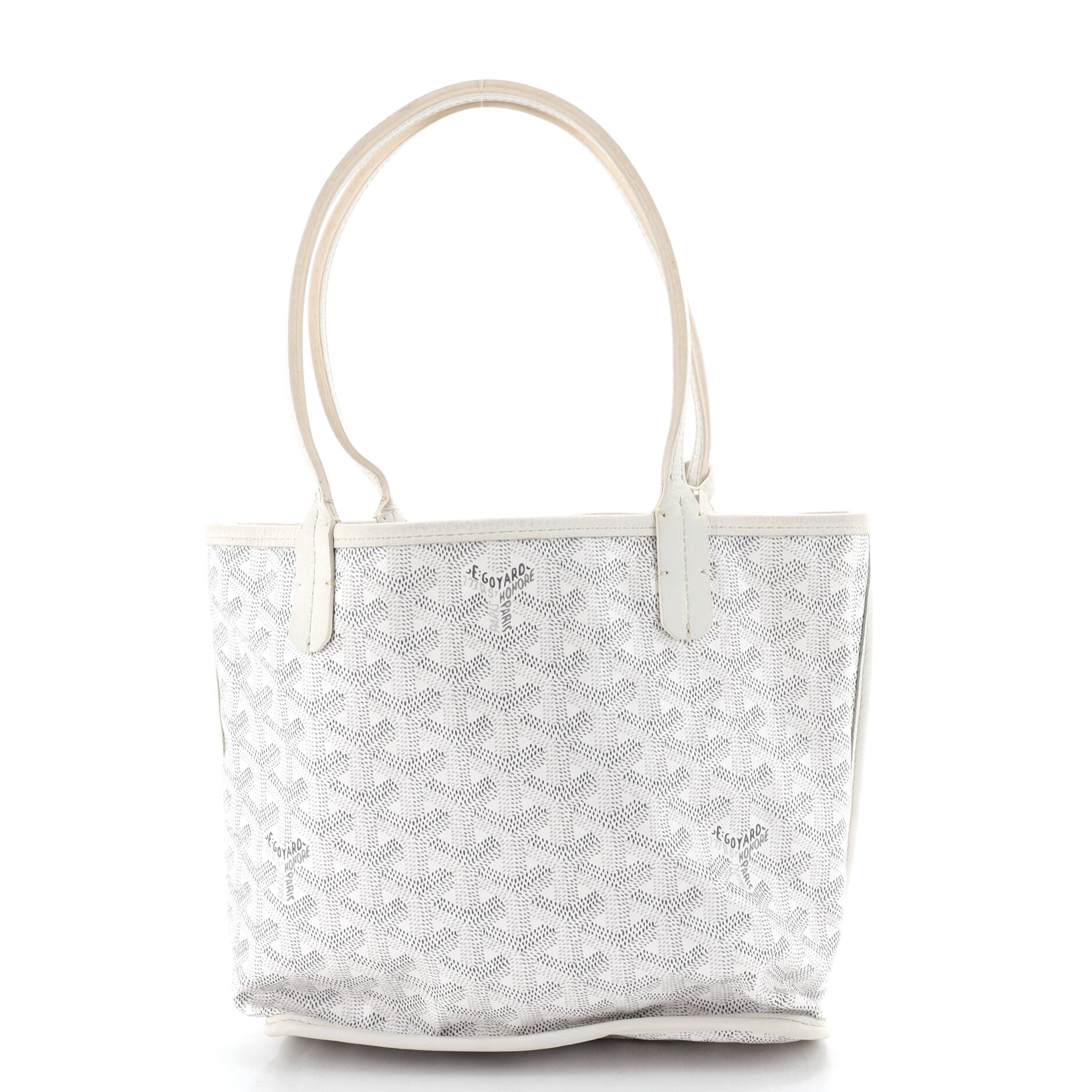 Anjou Reversible Tote Coated Canvas Mini