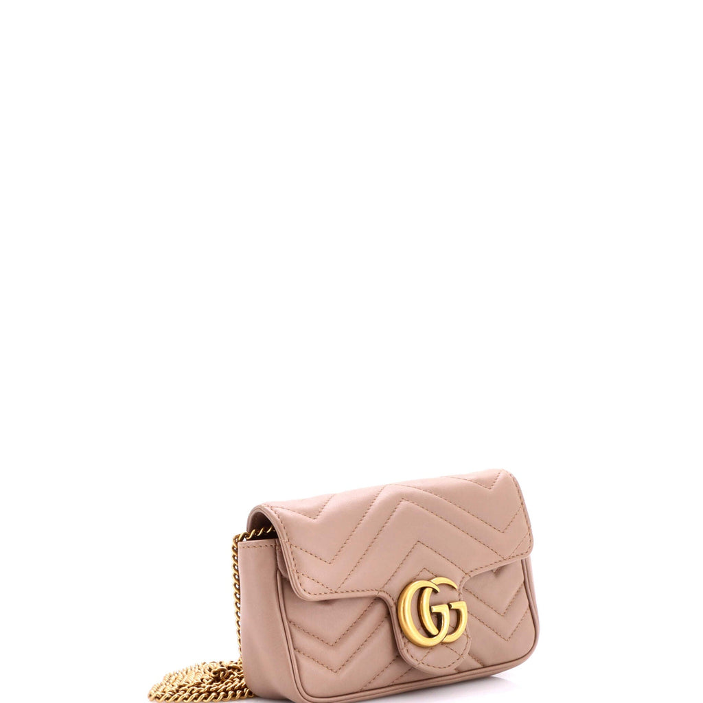 GG Marmont Flap Bag Matelasse Leather Mini