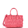 Gaufre Convertible Tote Nappa Leather Small