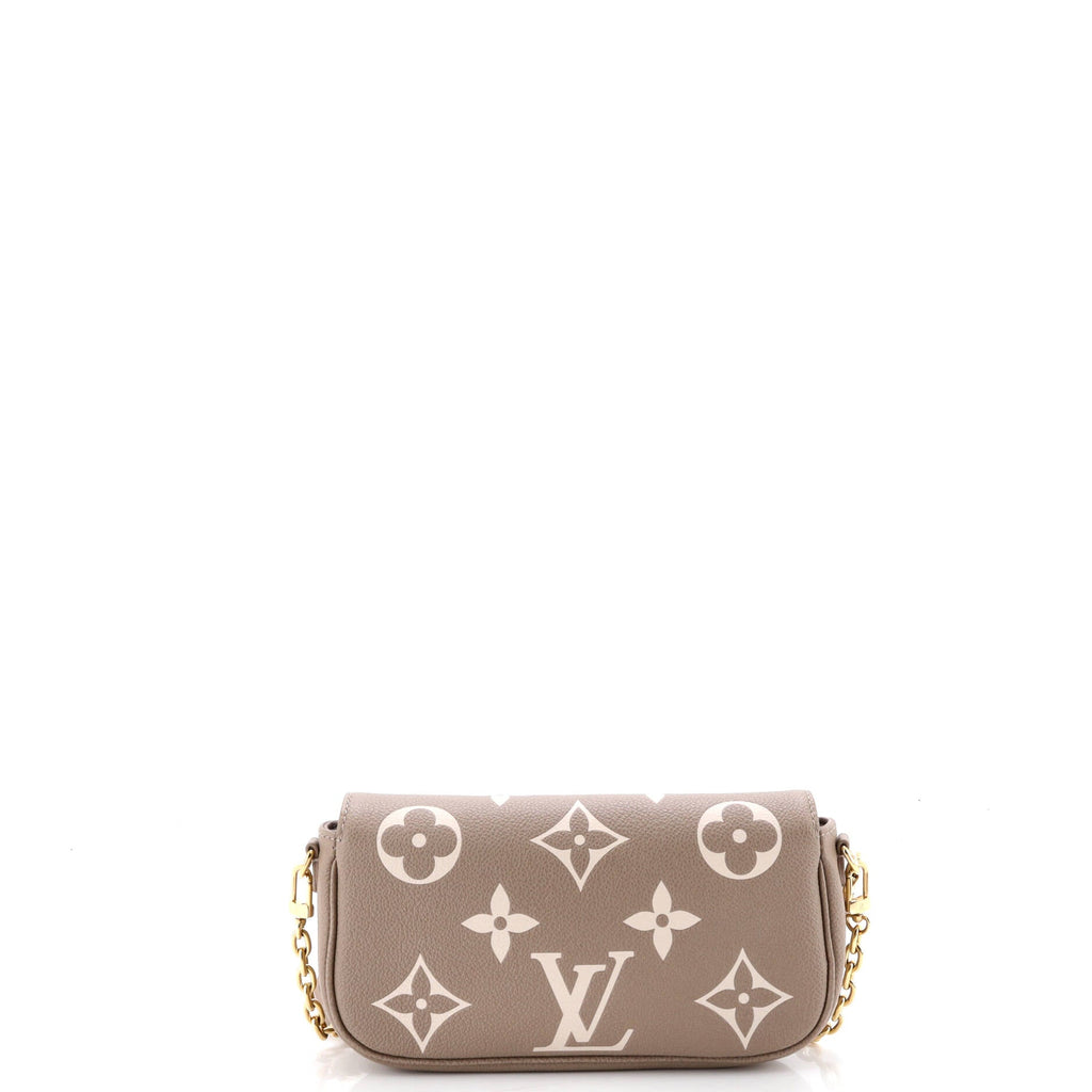 Ivy Wallet on Chain Bicolor Monogram Empreinte Giant