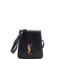Kaia Flap Satchel Leather North South