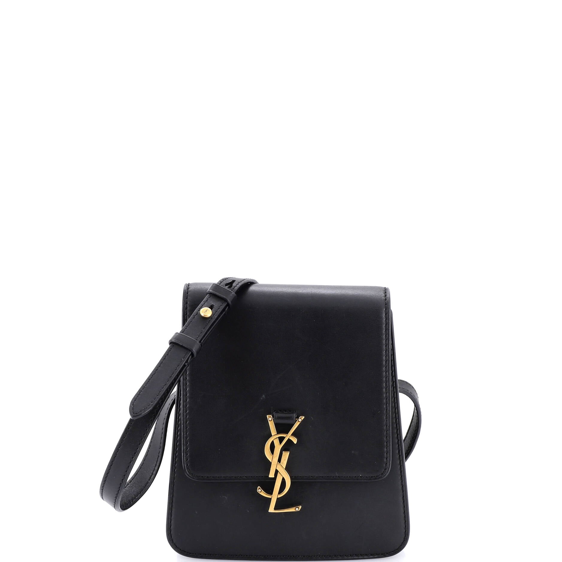 Kaia Flap Satchel Leather North South
