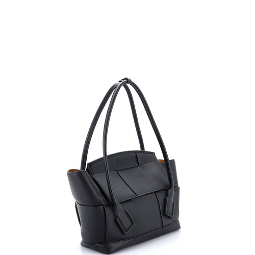 Arco Bag Maxi Intrecciato Leather Medium