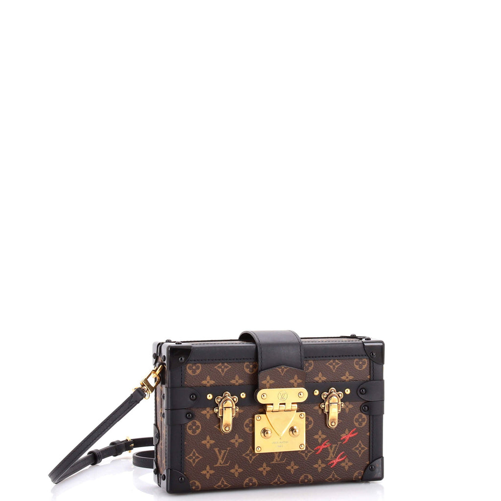 Petite Malle Handbag Monogram Canvas East West