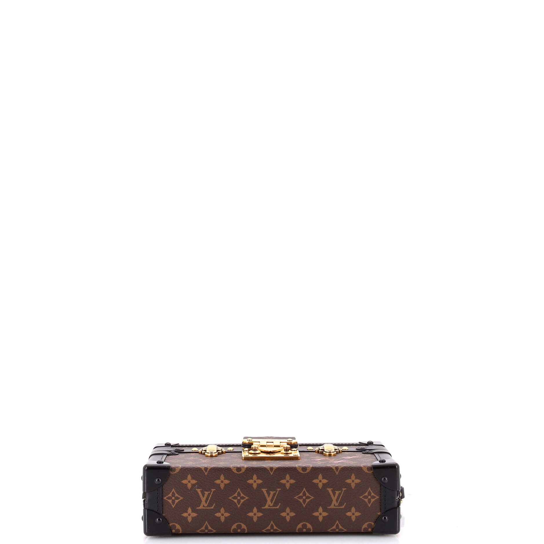 Petite Malle Handbag Monogram Canvas East West