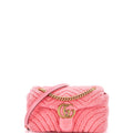 GG Marmont Flap Bag Matelasse Shearling Small