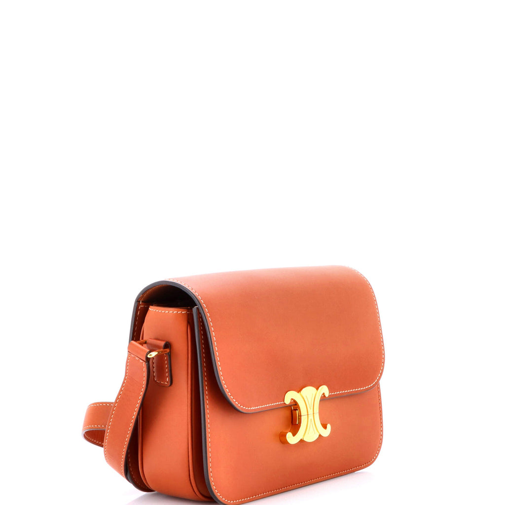 Triomphe Shoulder Bag Smooth Calfskin Large