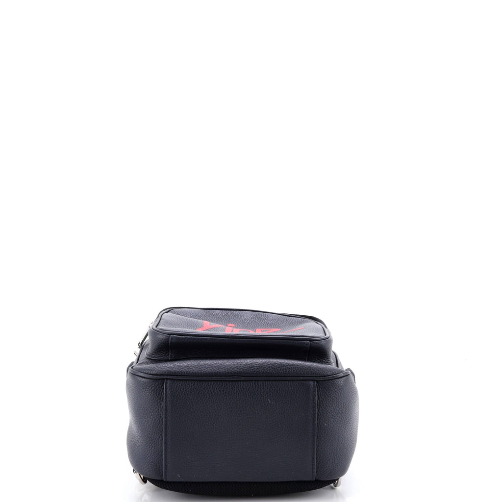Shawn Stussy Crossbody Backpack Printed Leather