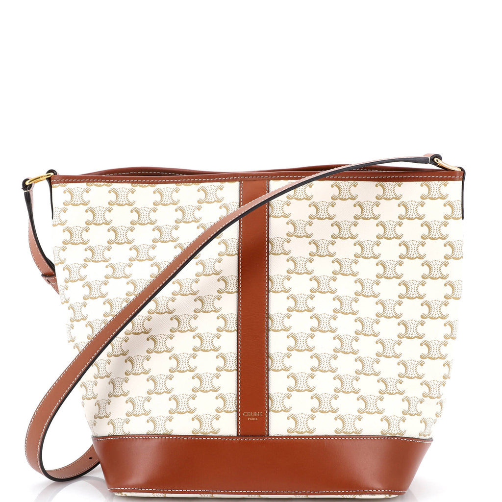 Bucket Bag Triomphe Coated Canvas Medium